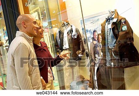 Picture - Clothing store, contemporary, 30's. Fotosearch
