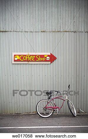 Coffee shop sign. Boston, Massachusetts, USA View Large Photo Image Stock Photo - Coffee shop sign. Boston, Massachusetts, USA. Fotosearch
