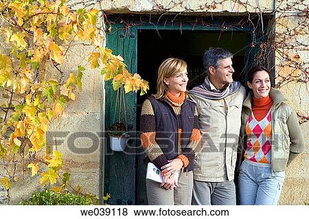 companionship, contemporary, autumn View Large Photo Image Stock Photo - companionship, contemporary, autumn. Fotosearch