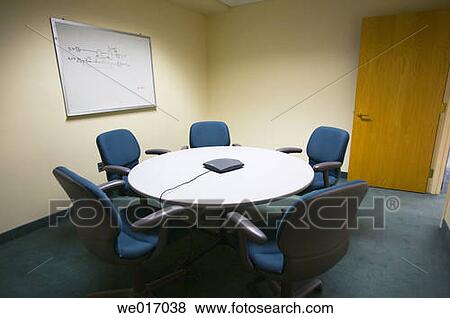 Conference call room in office View Large Photo Image Stock Photo - Conference call room in office. Fotosearch