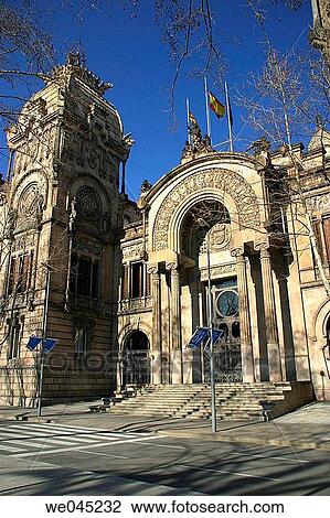 Courthouse, Barcelona. Catalonia, Spain View Large Photo Image Stock Image - Courthouse, Barcelona. Catalonia, Spain. Fotosearch