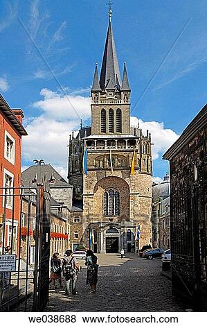Domhof, cathedral courtyard at the Aachen Dom. Aachen. North Rhine-Westphalia. Germany View Large Photo Image Stock Photo - Domhof, cathedral courtyard at the Aachen Dom. Aachen. North Rhine-Westphalia. Germany. Fotosearch