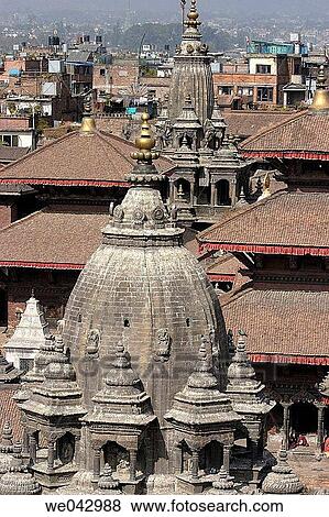 Durbar Square. Patan. Nepal, Asia View Large Photo Image Stock Photo - Durbar Square. Patan. Nepal, Asia. Fotosearch