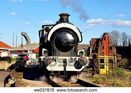 England, Avon, Bristol docks area, steam engine View Large Photo Image Stock Photo - England, Avon, Bristol docks area, steam engine. Fotosearch