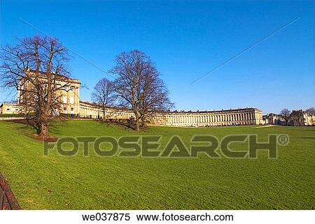 England, Somerset, Bath, Royal Crescent View Large Photo Image Stock Photography - England, Somerset, Bath, Royal Crescent. Fotosearch