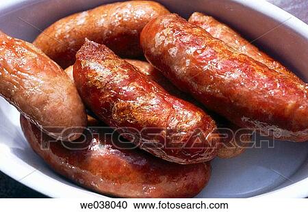 Food, nutrition. Barbeque sausages. View Large Photo Image Stock Image - Food, nutrition. Barbeque sausages.. Fotosearch