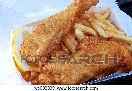 Food, nutrition. Fish and chips. View Large Photo Image Stock Photo - Food, nutrition. Fish and chips.. Fotosearch