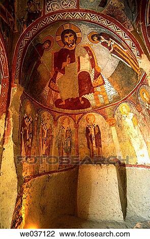 Frescoes in the? arikli kilise (Church of Sandals) at Goreme Open Air Museum. Cappadocia, Turkey View Large Photo Image Stock Image - Frescoes in the? arikli kilise (Church of Sandals) at Goreme Open Air Museum. Cappadocia, Turkey. Fotosearch