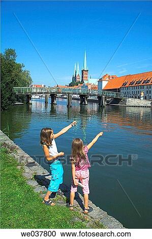 Germany, Schleswig holstein, Lubeck children tourists View Large Photo Image Stock Image - Germany, Schleswig holstein, Lubeck children tourists. Fotosearch