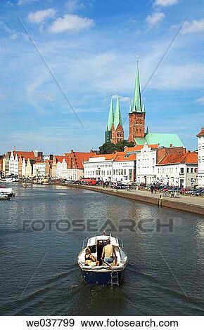 Germany, Schleswig holstein, Lubeck View Large Photo Image Stock Photo - Germany, Schleswig holstein, Lubeck. Fotosearch