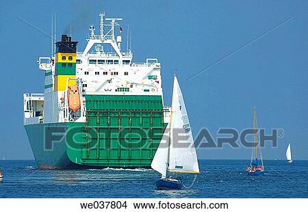 Germany, Schleswig holstein, Travemunde port View Large Photo Image Picture - Germany, Schleswig holstein, Travemunde port. Fotosearch