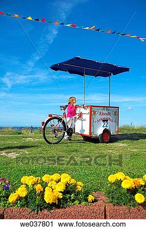 Stock Image - Germany, West Pomerania, Baltic coast Lohme beach. Fotosearch