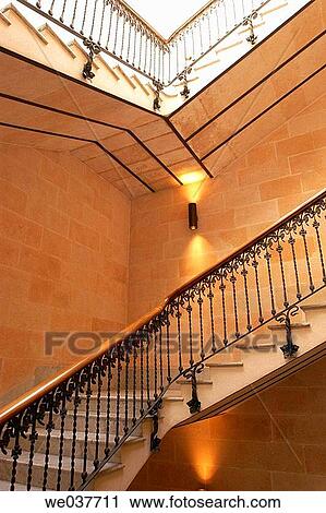 Gran Hotel, Fundaci? La Caixa museum. Palma de Mallorca. Majorca, Balearic Islands. Spain View Large Photo Image Stock Image - Gran Hotel, Fundaci? La Caixa museum. Palma de Mallorca. Majorca, Balearic Islands. Spain. Fotosearch