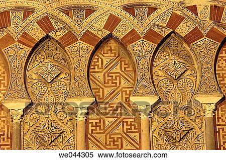Stock Photography - Great Mosque of C? rdoba, detail. Andalusia, Spain. Fotosearch