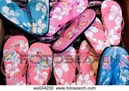 Hawaiian beach sandals View Large Photo Image Stock Image - Hawaiian beach sandals. Fotosearch