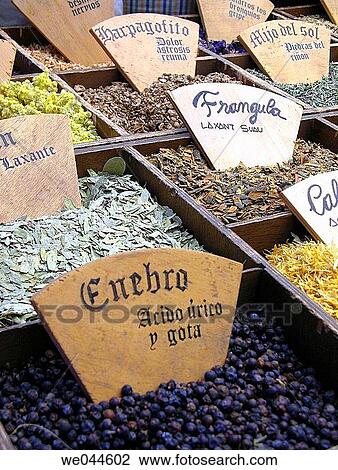 Herbs for sale. Fira de Sant Pon?. Catalu±a. Spain. View Large Photo Image Stock Image - Herbs for sale. Fira de Sant Pon?. Catalu±a. Spain.. Fotosearch