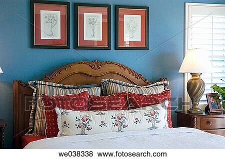 Stock Photo - Home interior bedroom. Fotosearch