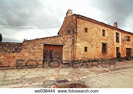 House in Pedraza. Segovia. Castilla-Le? n. Spain. View Large Photo Image Picture - House in Pedraza. Segovia. Castilla-Le? n. Spain.. Fotosearch