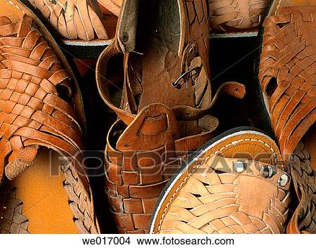 ? Huaraches? (kind of sandals) View Large Photo Image Picture - ? Huaraches? (kind of sandals). Fotosearch