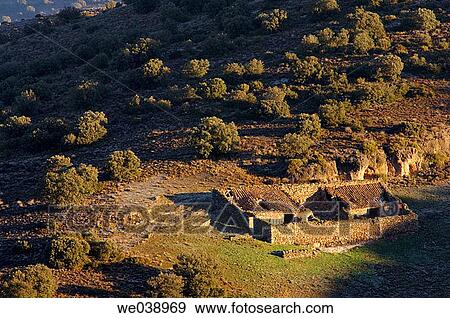 Hut near the Moncayo. Calcena. Zaragoza. Arag? n. Spain. View Large Photo Image Stock Photo - Hut near the Moncayo. Calcena. Zaragoza. Arag? n. Spain.. Fotosearch