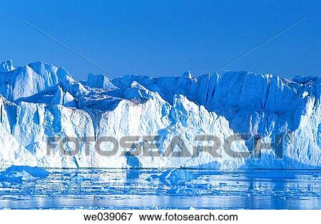 Icebergs, Disko Bay, Jakobshavn, Greenland View Large Photo Image Stock Photo - Icebergs, Disko Bay, Jakobshavn, Greenland. Fotosearch