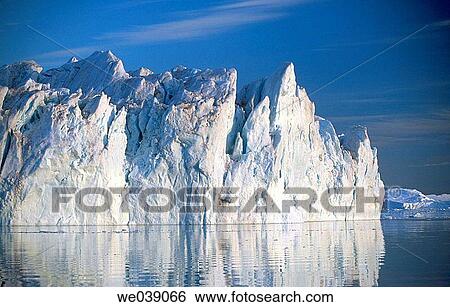 Icebergs, Disko Bay, Jakobshavn, Greenland View Large Photo Image Stock Photograph - Icebergs, Disko Bay, Jakobshavn, Greenland. Fotosearch