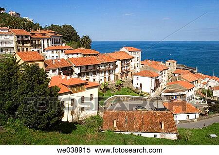 Lastres. Colunga, Asturias, Spain View Large Photo Image Stock Photography - Lastres. Colunga, Asturias, Spain. Fotosearch