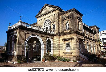 Stock Image - Masonry hall, Rajkot. Gujarat, India. Fotosearch