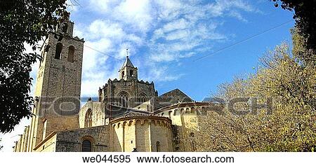 Monastery of Sant Cugat del Vall? s. Barcelona province, Catalonia, Spain View Large Photo Image Stock Photography - Monastery of Sant Cugat del Vall? s. Barcelona province, Catalonia, Spain. Fotosearch