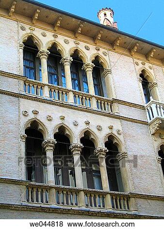 Palazzo da Schio. Vicenza. Veneto, Italy View Large Photo Image Stock Photo - Palazzo da Schio. Vicenza. Veneto, Italy. Fotosearch