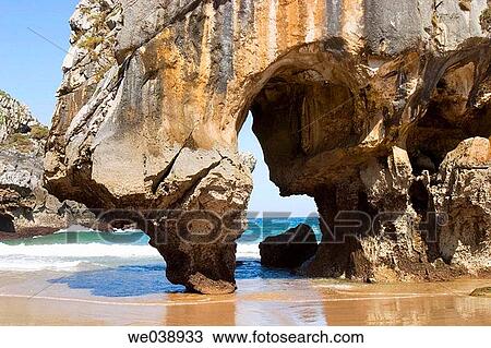 Playa de Cuevas del Mar, Nueva de Llanes, Llanes, Asturias, Espa±a View Large Photo Image Stock Image - Playa de Cuevas del Mar, Nueva de Llanes, Llanes, Asturias, Espa±a. Fotosearch