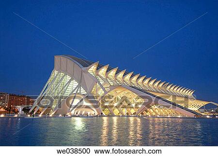 Pr? ncipe Felipe museum of sciences, City of Arts and Sciences by S. Calatrava. Valencia, Comunidad Valenciana, Spain View Large Photo Image Stock Image - Pr? ncipe Felipe museum of sciences, City of Arts and Sciences by S. Calatrava. Valencia, Comunidad Valenciana, Spain. Fotosearch