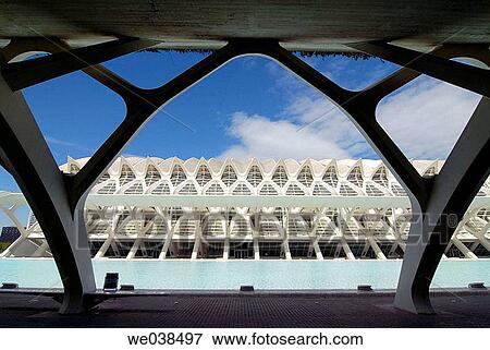 Pr? ncipe Felipe museum of sciences, City of Arts and Sciences by S. Calatrava. Valencia, Comunidad Valenciana, Spain View Large Photo Image Stock Photo - Pr? ncipe Felipe museum of sciences, City of Arts and Sciences by S. Calatrava. Valencia, Comunidad Valenciana, Spain. Fotosearch