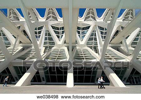 Pr? ncipe Felipe museum of sciences, City of Arts and Sciences by S. Calatrava. Valencia, Comunidad Valenciana, Spain View Large Photo Image Stock Photo - Pr? ncipe Felipe museum of sciences, City of Arts and Sciences by S. Calatrava. Valencia, Comunidad Valenciana, Spain. Fotosearch