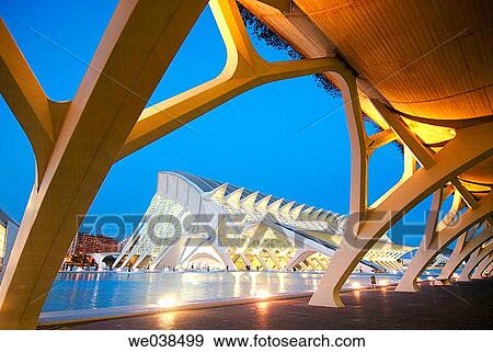 Pr? ncipe Felipe museum of sciences, City of Arts and Sciences by S. Calatrava. Valencia, Comunidad Valenciana, Spain View Large Photo Image Stock Photo - Pr? ncipe Felipe museum of sciences, City of Arts and Sciences by S. Calatrava. Valencia, Comunidad Valenciana, Spain. Fotosearch