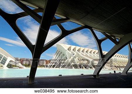 Pr? ncipe Felipe museum of sciences, City of Arts and Sciences by S. Calatrava. Valencia, Comunidad Valenciana, Spain View Large Photo Image Stock Photography - Pr? ncipe Felipe museum of sciences, City of Arts and Sciences by S. Calatrava. Valencia, Comunidad Valenciana, Spain. Fotosearch