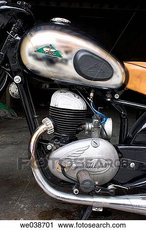 Stock Image - R. O. A., model 1956, 250cc. Fotosearch
