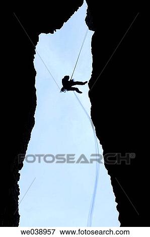 Rappelling in Aguja Roja. Riglos. Huesca. Arag? n. Spain. View Large Photo Image Stock Photo - Rappelling in Aguja Roja. Riglos. Huesca. Arag? n. Spain.. Fotosearch