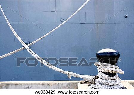 Ropes holding USS Missouri battleship, Pearl Harbor, Oahu, Hawaii View Large Photo Image Stock Photo - Ropes holding USS Missouri battleship, Pearl Harbor, Oahu, Hawaii. Fotosearch