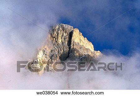 Rosengarten group. View from Passo Costalunga. Evening Dolomiten. Italy. View Large Photo Image Picture - Rosengarten group. View from Passo Costalunga. Evening Dolomiten. Italy.. Fotosearch