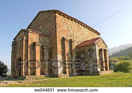 Santa Cristina de Lena pre-Romanesque church, Pola de Lena. Asturias, Spain View Large Photo Image Stock Image - Santa Cristina de Lena pre-Romanesque church, Pola de Lena. Asturias, Spain. Fotosearch