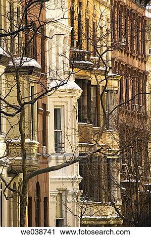 Scenic homes near Central Park, New York City, USA View Large Photo Image Stock Image - Scenic homes near Central Park, New York City, USA. Fotosearch
