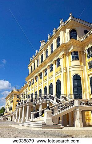 Schonbrunn Palace, Vienna, Austria View Large Photo Image Stock Photo - Schonbrunn Palace, Vienna, Austria. Fotosearch