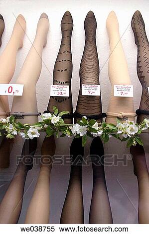 Silk stockings in a shop-window. Villach, K? rnten/Carinthia, Austria View Large Photo Image Stock Photography - Silk stockings in a shop-window. Villach, K? rnten/Carinthia, Austria. Fotosearch