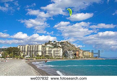 Spain, Andalusia, Almu±ecar, beach View Large Photo Image Stock Image - Spain, Andalusia, Almu±ecar, beach. Fotosearch