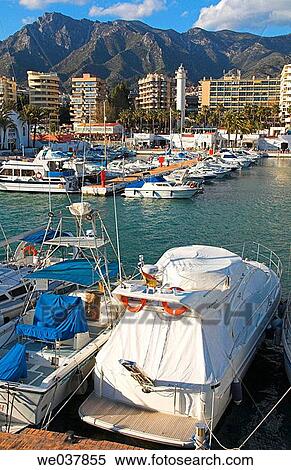 Spain, Andalusia, Costa del Sol, Marbella View Large Photo Image Stock Photography - Spain, Andalusia, Costa del Sol, Marbella. Fotosearch