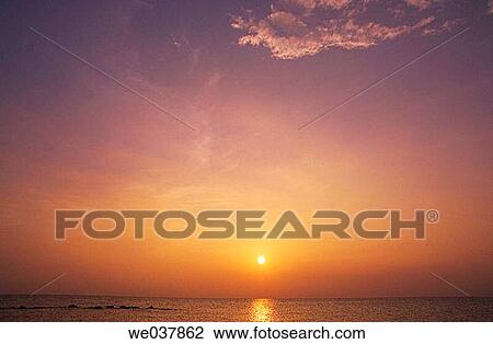 Spain, Andalusia, sunset on horizon View Large Photo Image Stock Image - Spain, Andalusia, sunset on horizon. Fotosearch
