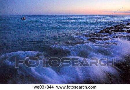 Spain, coast, wave breaking on rocks View Large Photo Image Picture - Spain, coast, wave breaking on rocks. Fotosearch