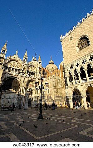 St. Mark's basilica and Doge's Palace, Venice. Veneto, Italy View Large Photo Image Stock Photo - St. Mark's basilica and Doge's Palace, Venice. Veneto, Italy. Fotosearch