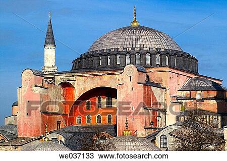 St. Sophia Mosque (c. 537), Sultanahmet, Istanbul. Turkey View Large Photo Image Stock Image - St. Sophia Mosque (c. 537), Sultanahmet, Istanbul. Turkey. Fotosearch